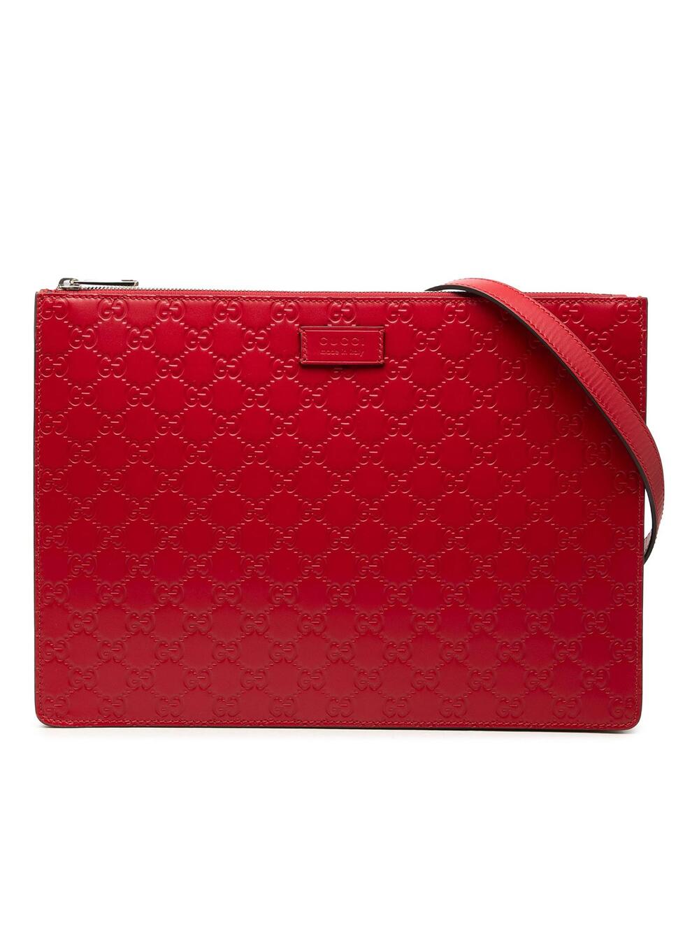 Gucci Ssima Zip Messenger Bag Pre-Loved #362339G80B